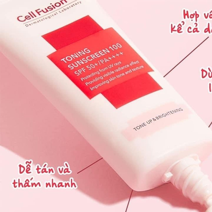 Kem Chống Nắng, Dưỡng Da Cell Fusion C Laser Sunscreen 100 SPF 50+ PA+++ 50ml Hàn Quốc ảnh 5 kem chong nang duong da cell fusion c laser sunscreen 100 spf 50 pa 50ml han quoc anh 5