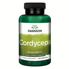 Viên uống Đông trùng hạ thảo Swanson Cordyceps 600mg 120 viên Mỹ