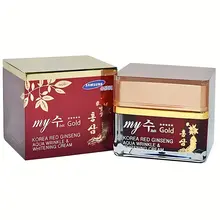 Kem dưỡng trắng da hồng sâm My Gold Aqua Red Ginseng 50ml Hàn Quốc