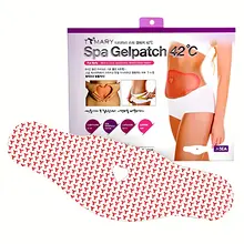 Miếng Dán Giảm Mỡ Bụng Spa GelPatch 42°C Hàn Quốc 5 Miếng