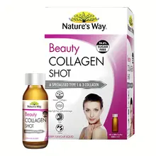 Nước Uống Beauty Collagen Shot Nature's Way – Nature's Way – Bổ Sung Collagen & Dưỡng Chất Cho Da – Hộp 10 Chai x 50ml Úc