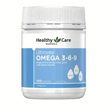 Viên Uống Healthy Care Omega 3-6-9 – Healthy Care – Bổ Sung Omega Hỗ Trợ Tim Mạch & Sức Khỏe Tổng Thể – Hộp 200 Viên Úc