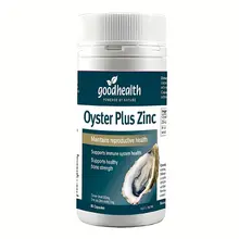Oyster Plus Zinc Goodhealth – Bổ Sung Hàu Biển & Kẽm – 60 Viên – New Zealand