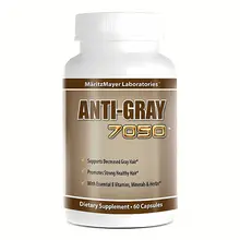 Viên hỗ trợ cải thiện tóc bạc sớm Anti Gray Hair 7050 MaritzMayer 60 viên Mỹ