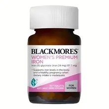 Blackmores Pregnancy Iron – Bổ Sung Sắt Cho Phụ Nữ Mang Thai – 30 Viên – Úc