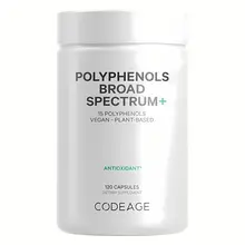 Viên uống chống nắng Polyphenols Broad Spectrum Codeage 120 viên Mỹ