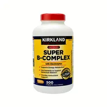 Vitamin B Tổng Hợp Super B-Complex Kirkland 500 Viên Mỹ