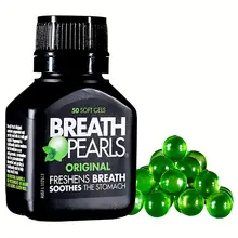 Viên Uống Breath Pearls Hỗ Trợ Thơm Miệng 50 Viên Úc