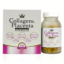 Viên Uống Collagen Placenta 5 In 1 Nhật Bản 270 Viên Làm Đẹp Da