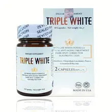 Viên uống trắng da Triple White Dietary Supplement 50 viên Mỹ