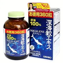 Viên uống sụn vi cá mập Orihiro Squalene Nhật Bản 360 viên