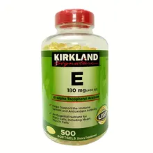 Viên Vitamin E 400 IU Kirkland Mỹ Nắp Đỏ