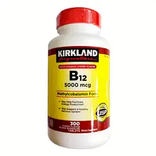 Viên Uống Vitamin B12 Kirkland 5000mcg 300 Viên Mỹ