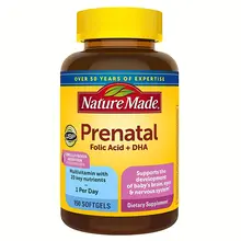 Vitamin tổng hợp Nature Made Prenatal DHA cho mẹ bầu Mỹ 150 viên